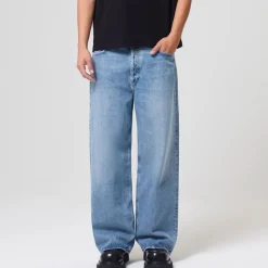 Femme AGOLDE Jeans-- Jean low slung baggy - Bleu clair