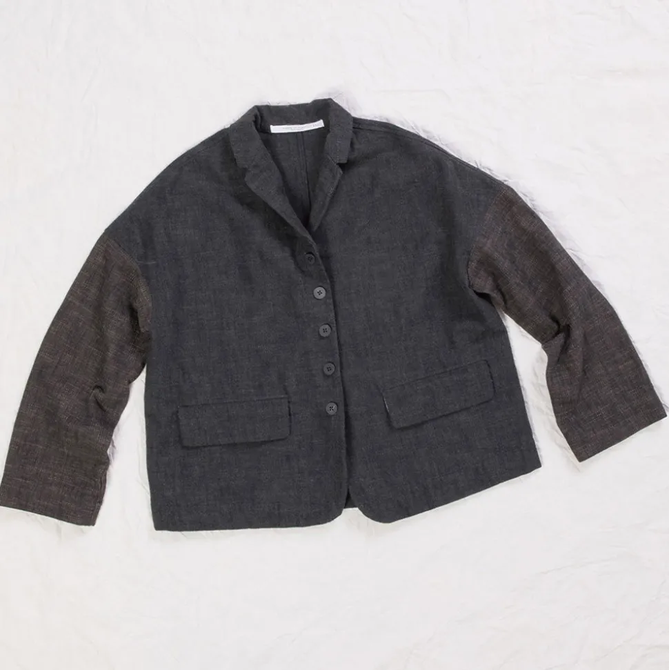 Femme ALBUM DI FAMILIA Vestes-Album Di Famiglia - Blazer Patch - Noir