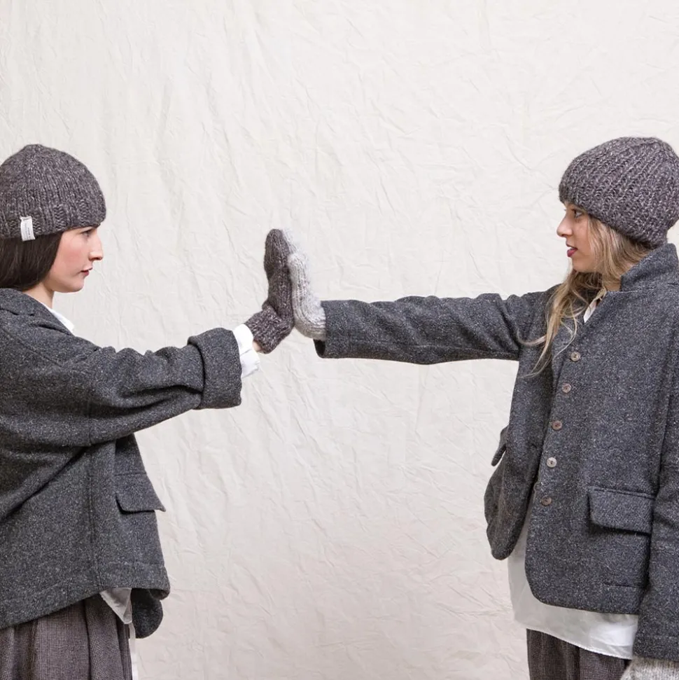 Femme ALBUM DI FAMILIA Vestes-Album Di Famiglia - Blazer Ample - Gris foncé