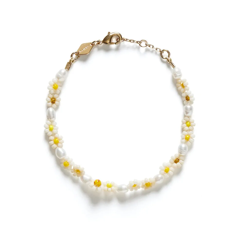 Femme Anni Lu Bracelets-- Bracelet Daisy Flower - Blanc