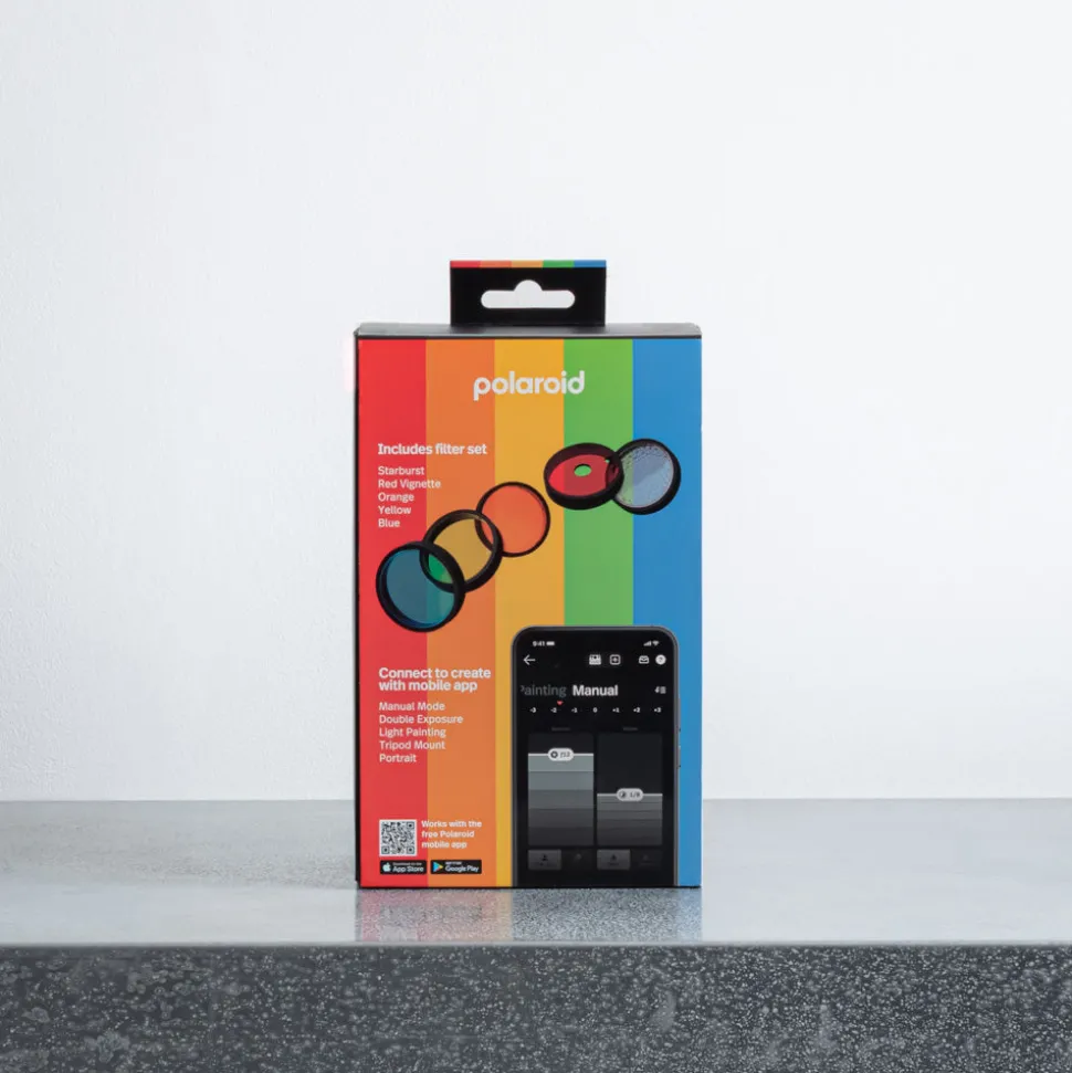 1907 IMPOSSIBLE High-tech-Appareil photo retro Polaroid Now + - Noir