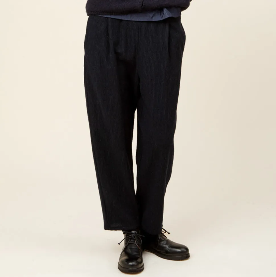 Femme APUNTOB Pantalons-- Pantalon Droit - Nuit