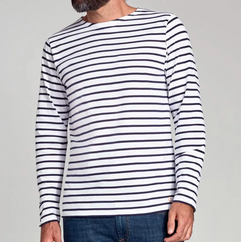 Homme ARMORLUX Mailles-- Marinère Plozévet Héritage - Marine & Blanc