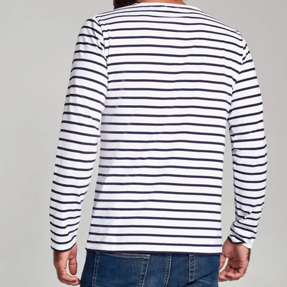 Homme ARMORLUX Mailles-- Marinère Plozévet Héritage - Marine & Blanc