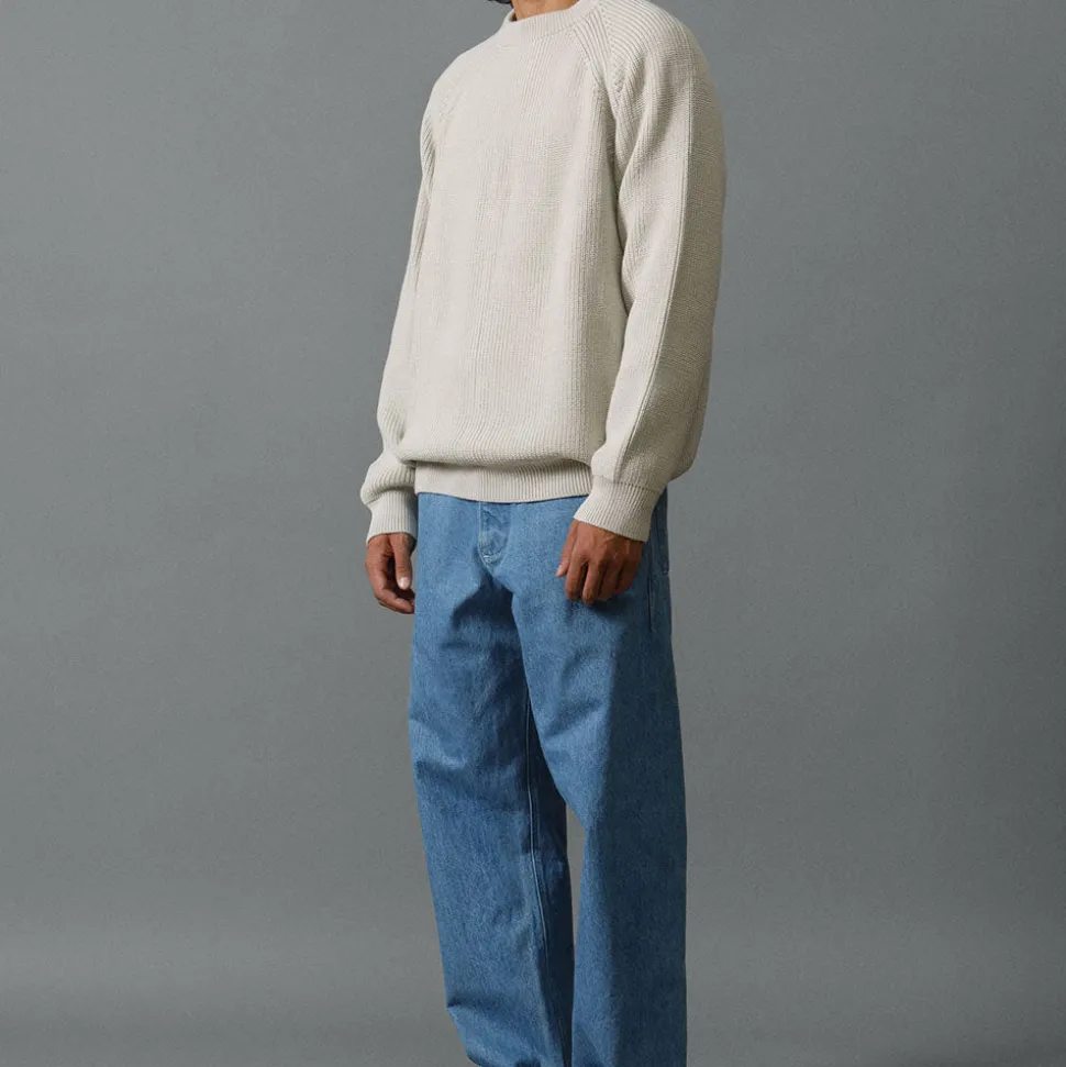 Homme Arpenteur Mailles-- Pull Plano - Craie
