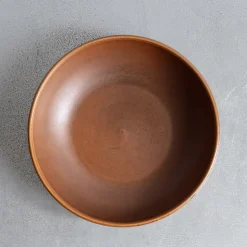 559 STONEWARE Assiettes Creuses-Assiette creuse en grès fin - Cannelle