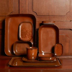 259 SERAX Assiettes|Assiettes Creuses-Assiette creuse en grès n°5 - Ocre