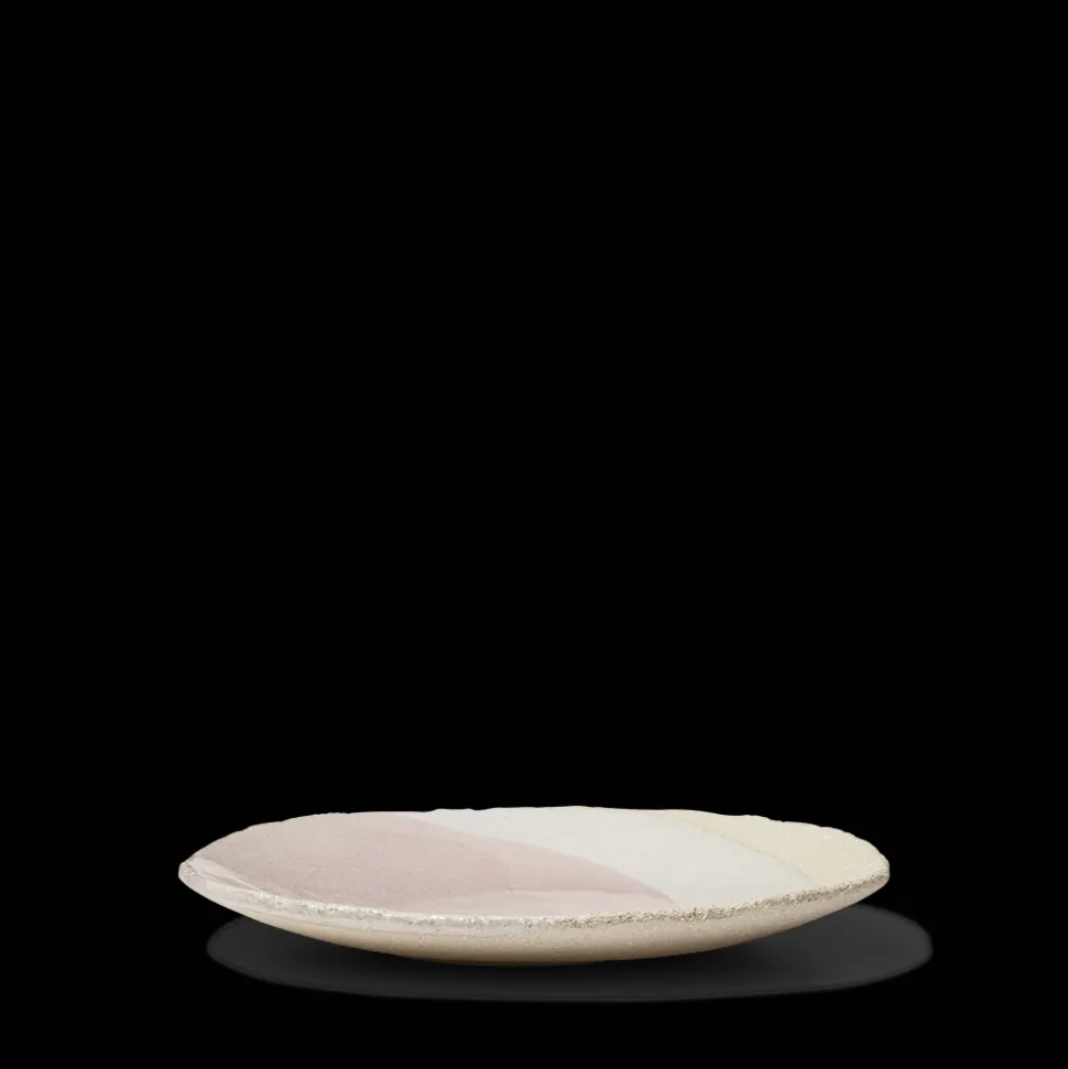 925 JARS CERAMISTES Assiettes Plates-Assiette en grès émaillé Wabi - Rose