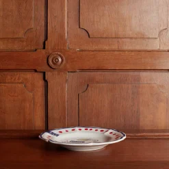 MERCI Assiettes Plates-Assiette plate en faïence Huîtres