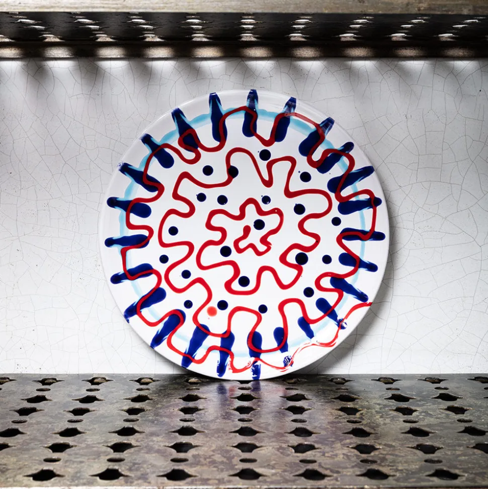 MERCI Assiettes Plates-Assiette plate en faïence Paola Navone