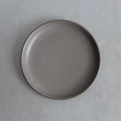 559 STONEWARE Assiettes Plates-Assiette plate en grès fin - Gris Ardoise