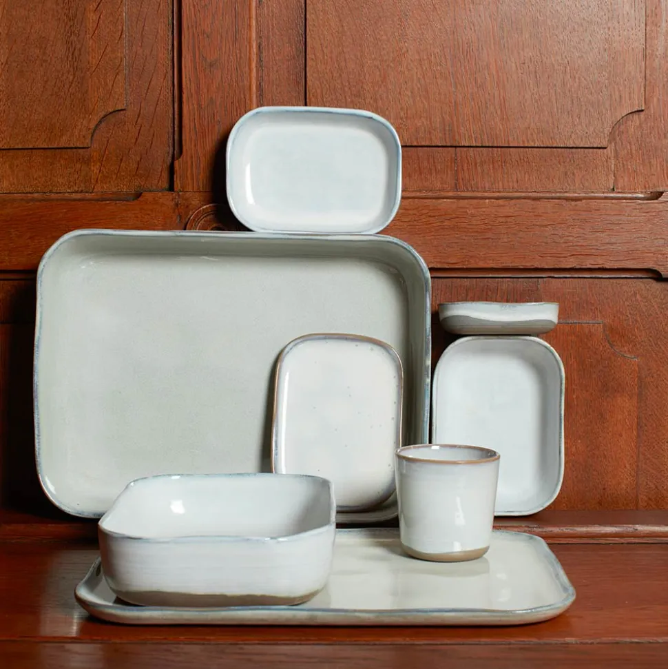 259 SERAX Assiettes|Assiettes Plates-Assiette plate en grès n°4 - Mastic