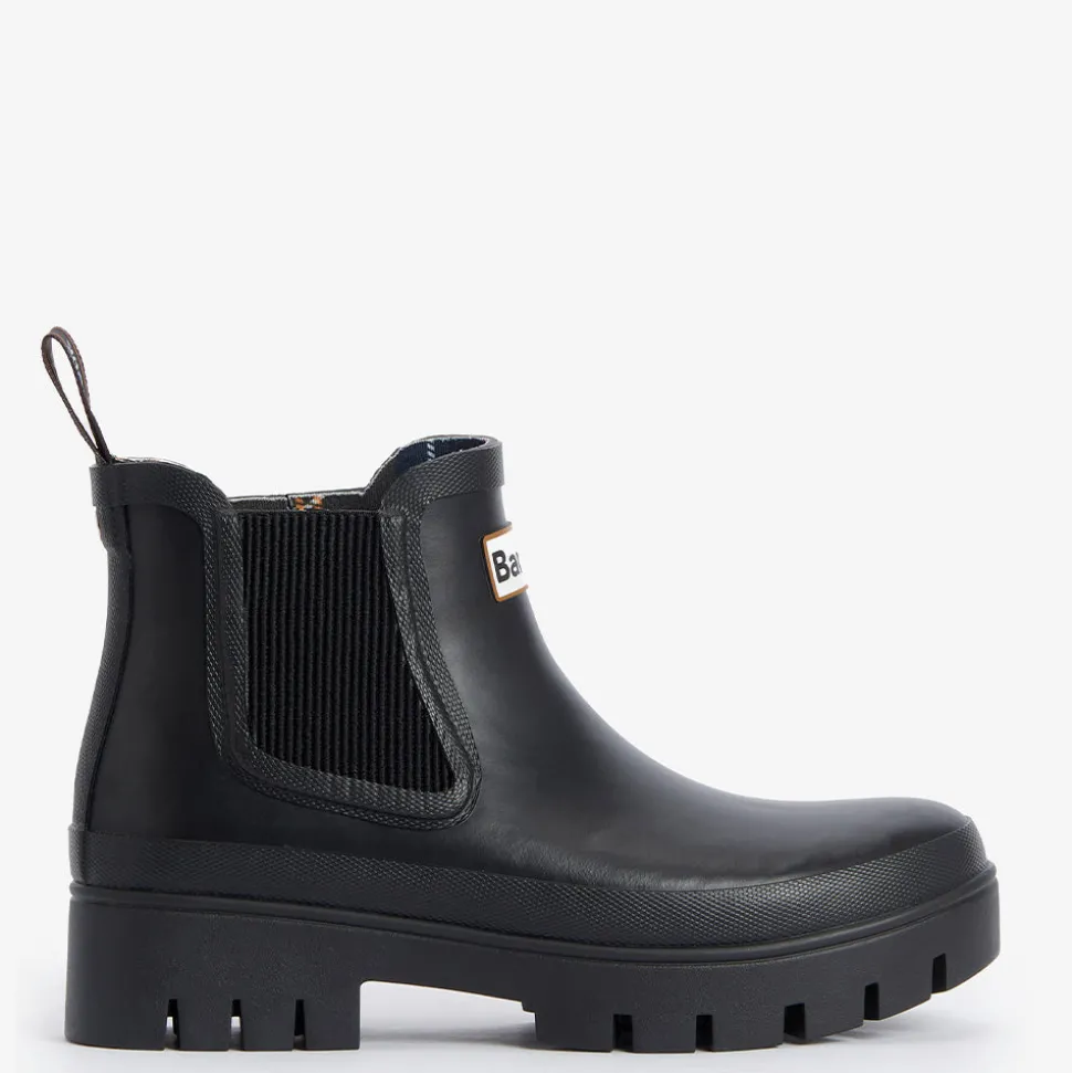 Femme Barbour Bottes-- Bottines Halton - Noir
