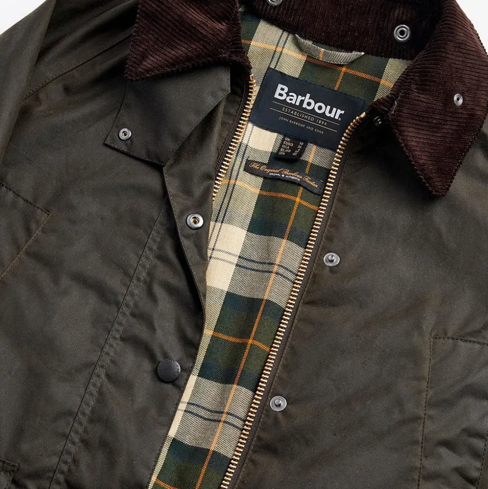 Femme Barbour L'esprit Merci|Vestes-- Veste Bedale Wax - Olive