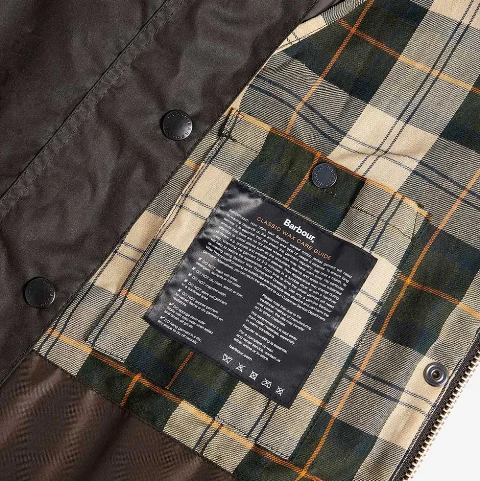 Femme Barbour L'esprit Merci|Vestes-- Veste Bedale Wax - Olive