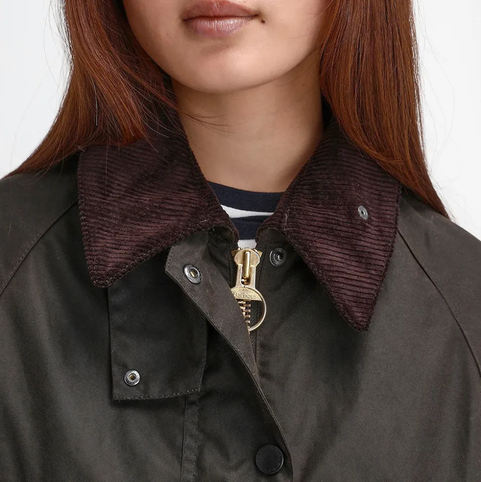 Femme Barbour L'esprit Merci|Vestes-- Veste Bedale Wax - Olive