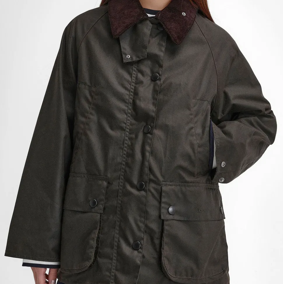 Femme Barbour L'esprit Merci|Vestes-- Veste Bedale Wax - Olive