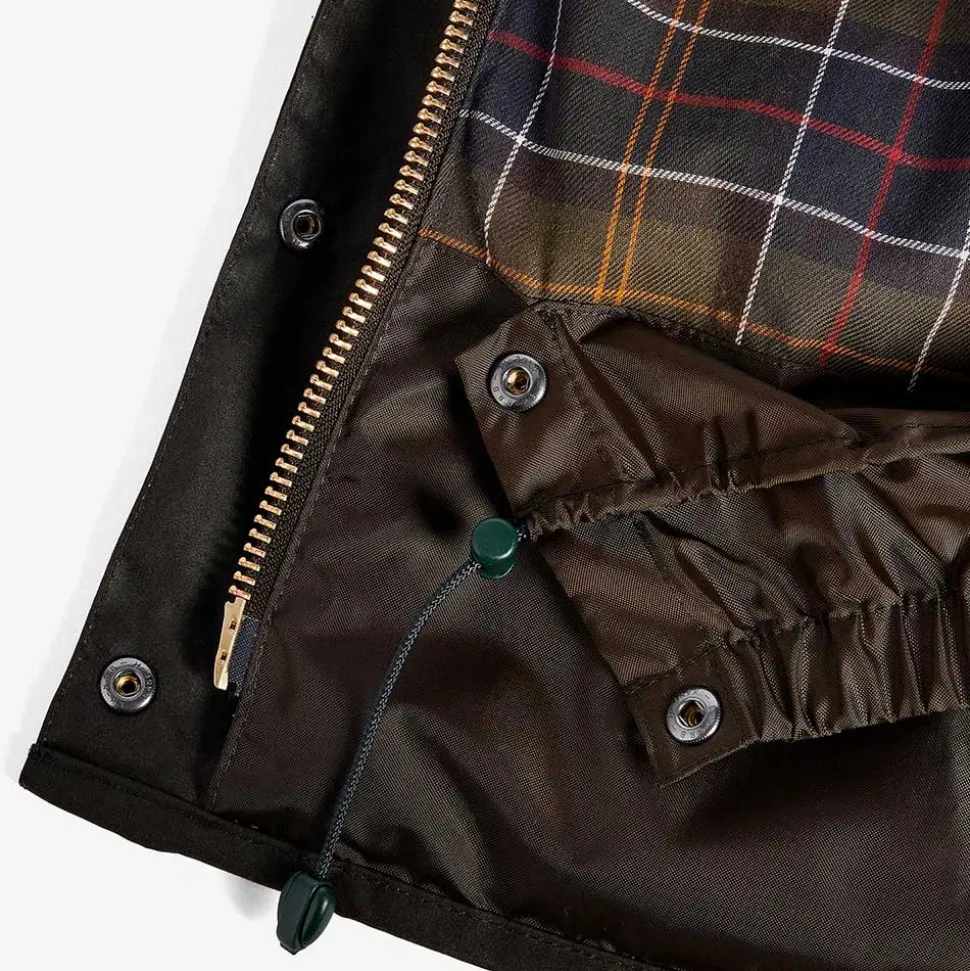 Femme Barbour Vestes-- Veste Transport Wax - Olive