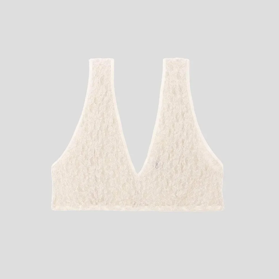 Femme BASERANGE Sous-vêtements-- Bralette Crescent - Blanc