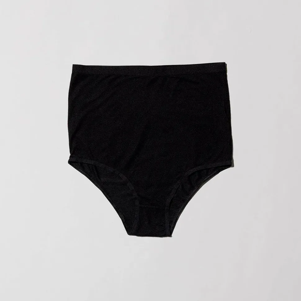Femme Baserange Sous-vêtements-- Culotte Bell - Noir