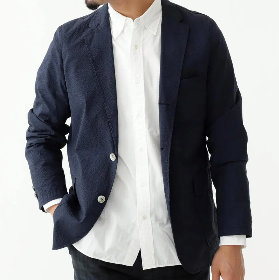 Homme Beams Plus Vestes-- Veste Costume - Marine