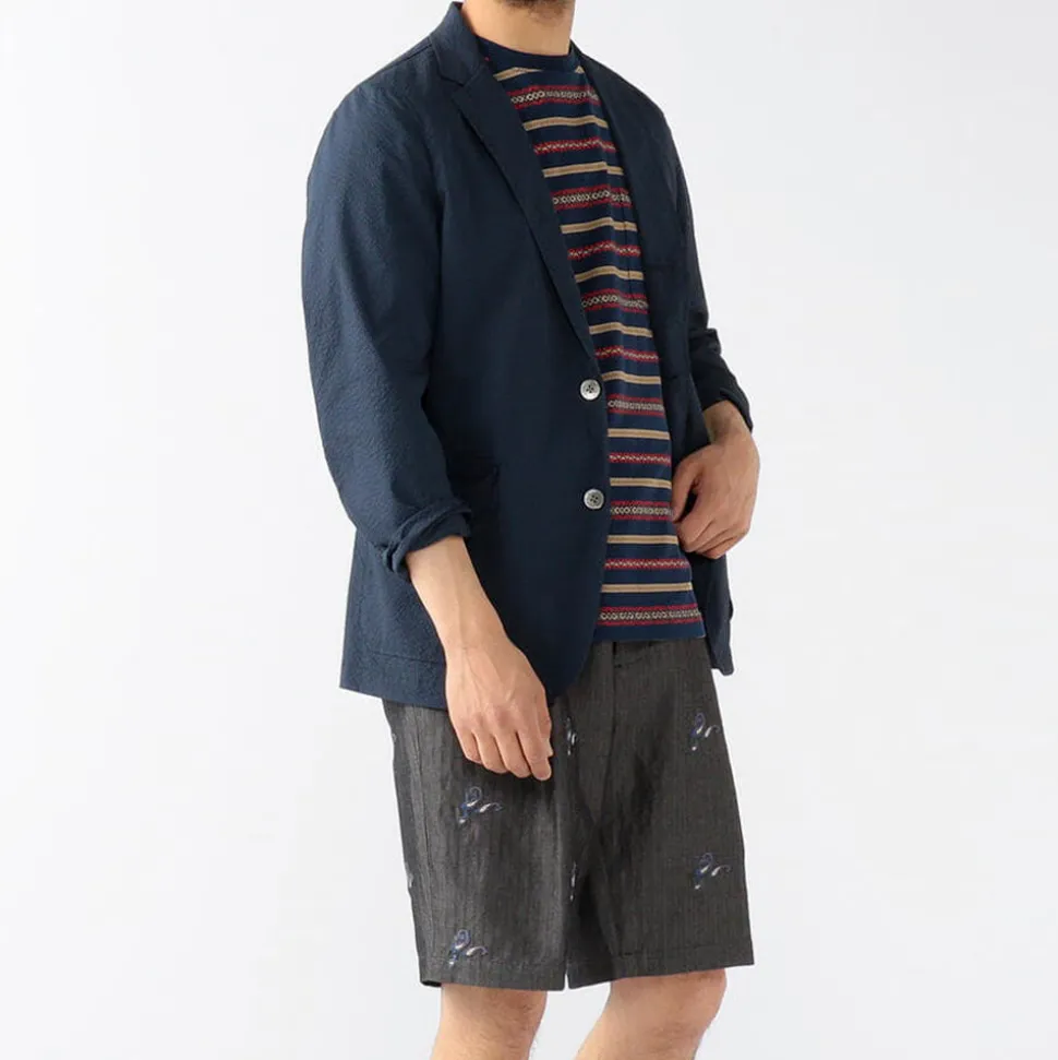 Homme Beams Plus Vestes-- Veste Costume - Marine