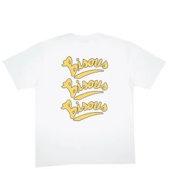 Homme Bisous Skateboard T-shirts-- T-Shirt Gianni - Blanc