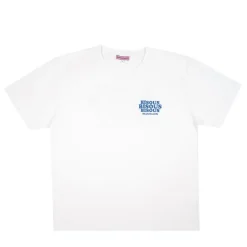 Homme BISOUS SKATEBOARD T-shirts-- T-shirt Grease - Blanc/Marine