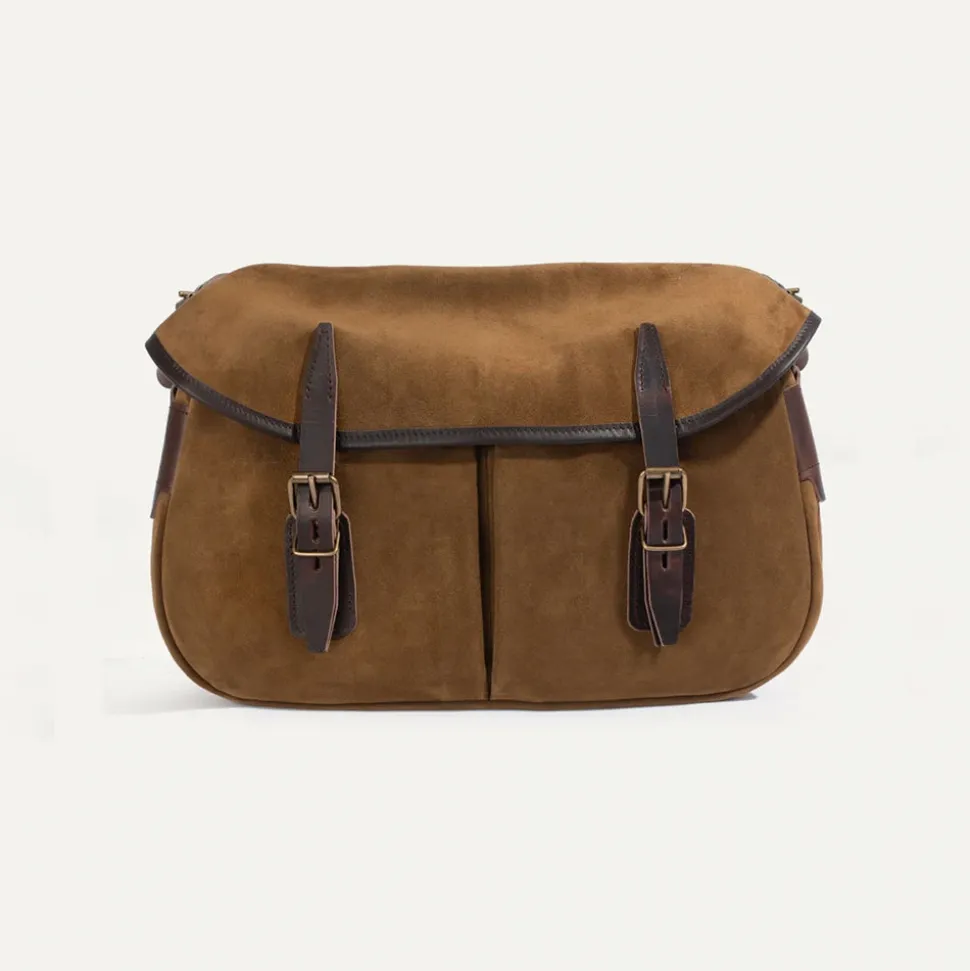 Femme Bleu de Chauffe Sacs À Main-- Sac Musette S - Tabac