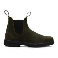 Femme Blundstone L'esprit Merci|Bottines-- Bottines Classic Chelsea - Olive Foncée
