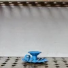 1771 ITALO OTTINETTI Bougeoirs|Maison De Campagne-Bougeoir en aluminium - Bleu