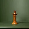 1286 HOUSEHOLD HARDWARE Bougeoirs|Accessoirisez Votre Intérieur-Bougeoir en céramique - Moutarde