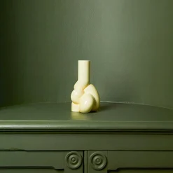 208 HAY Bougeoirs|Accessoirisez Votre Intérieur-Bougeoir en porcelaine - Jaune