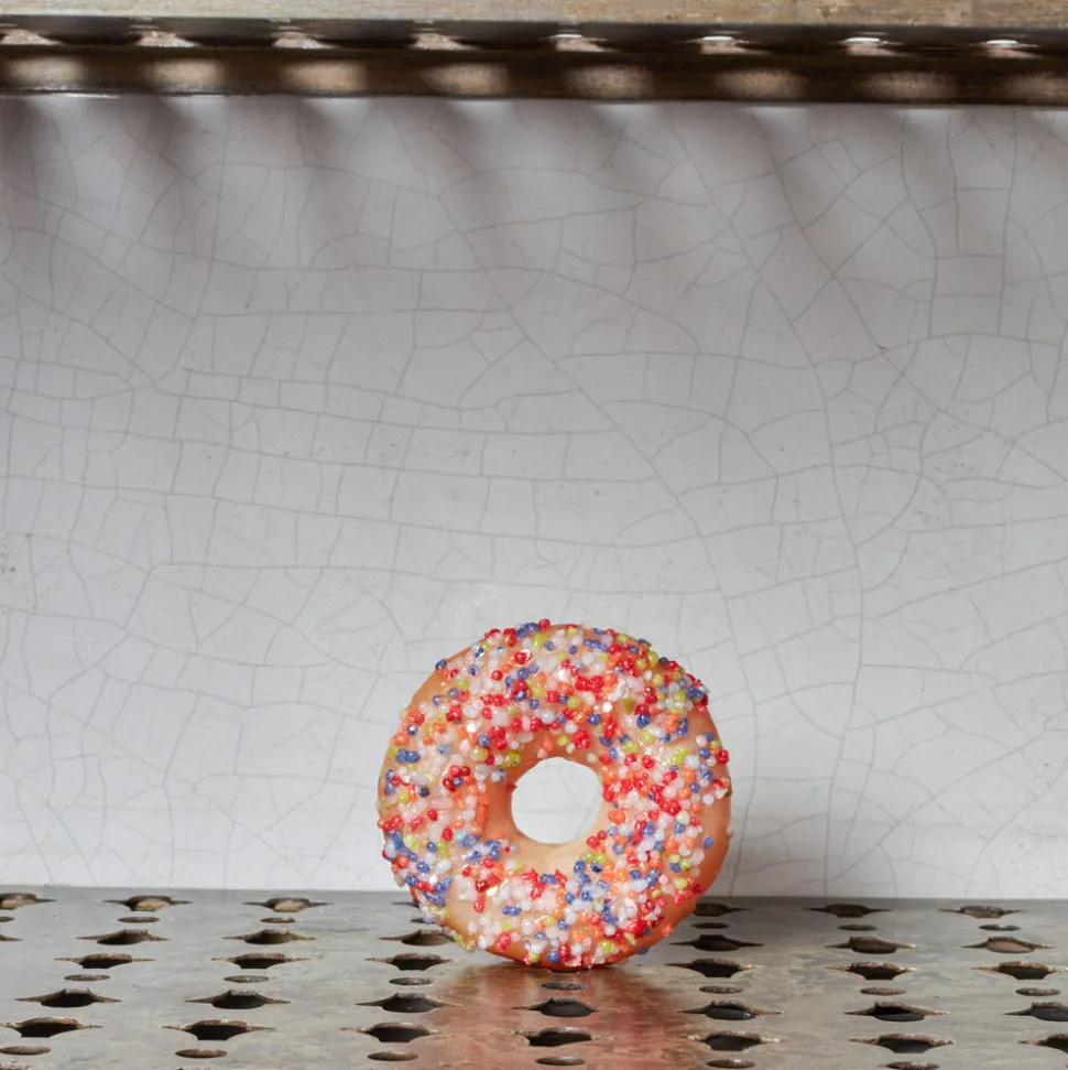 1352 CERERIA INTRONA SRL Bougies & Parfums D'intérieur-Bougie Donut - Multicolore