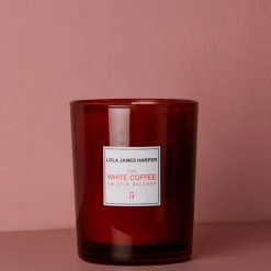 2999 SAS W Bougies & Parfums D'intérieur-Bougie White Coffee - Lola James Harper - 190 g