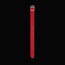 Femme MERCI Les Bracelets|Bracelets-Bracelet de montre en Perlon tressé - Rouge