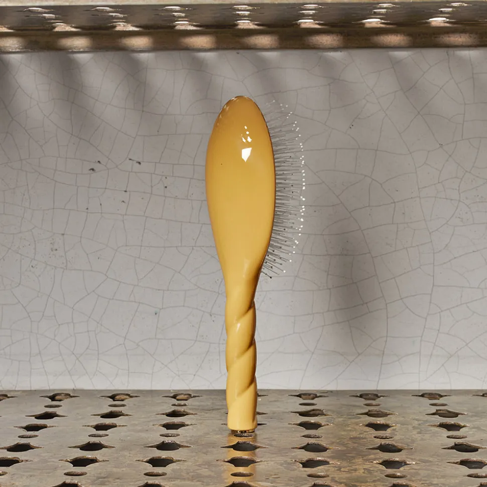 1664 LA BONNE BROSSE Accessoires De Beauté|Soins Des Cheveux-Brosse à cheveux N.04 LA MIRACLE - Démêlante & Massante - Jaune