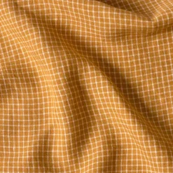 Femme 200 LINTEX Maison De Campagne|Cabas Merci-Cabas en lin lavé - Carreaux Jaune Asahi