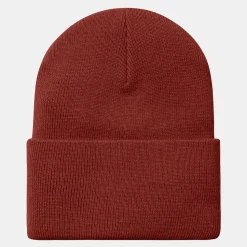 Homme Carhartt WIP Bonnets-- Bonnet Acrylic Watch - Rouge