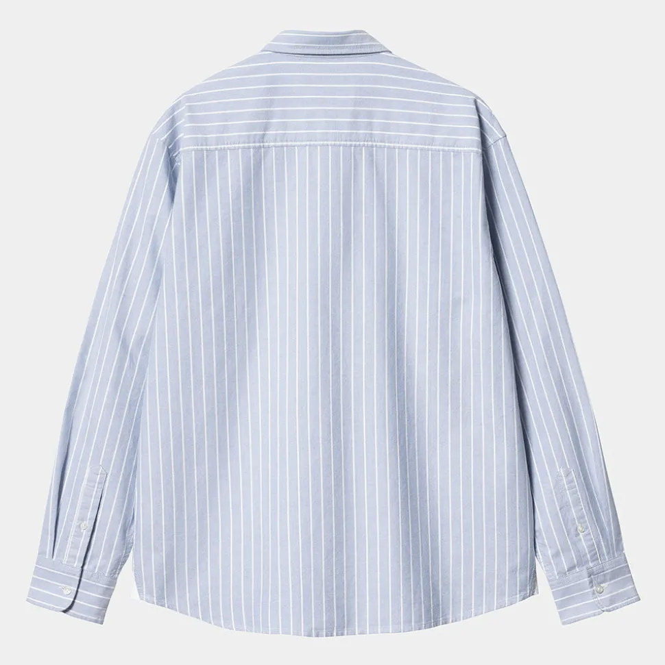 Homme Carhartt WIP Chemises-- Chemise Dowlen - Bleu