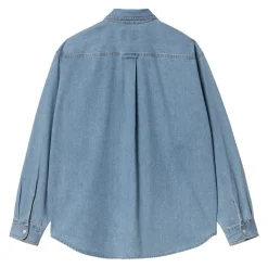 Homme CARHARTT Chemises-WIP - Chemise Lucas - Blue Bleached