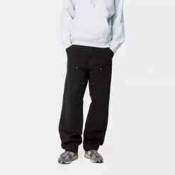 Homme Carhartt WIP L'esprit Merci|Pantalons-- Pantalon Double Knee - Noir