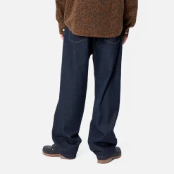 Homme Carhartt WIP Pantalons-- Pantalon Landon - Bleu Rinsed