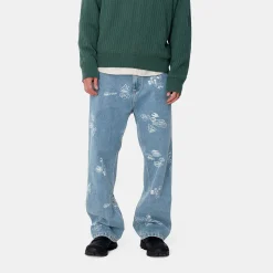 Homme Carhartt WIP Pantalons-- Pantalon Stamp - Bleu