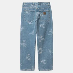 Homme Carhartt WIP Pantalons-- Pantalon Stamp - Bleu