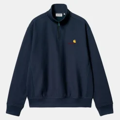 Homme Carhartt WIP Sweats-- Pull Zip - Bleu