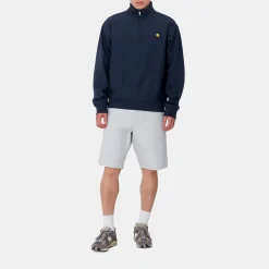 Homme Carhartt WIP Sweats-- Pull Zip - Bleu