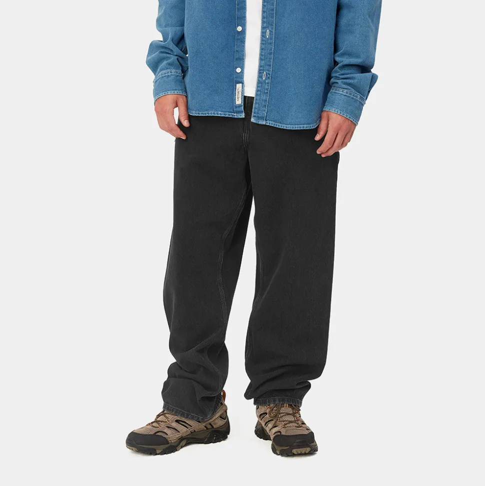 Homme Carhartt WIP Jeans-- Single Knee Pant - Noir