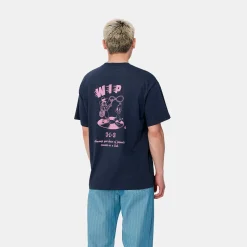 Homme Carhartt WIP T-shirts-- T-Shirt Friendship - Bleu