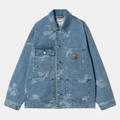 Homme Carhartt WIP Vestes-- Veste Stamp - Bleu